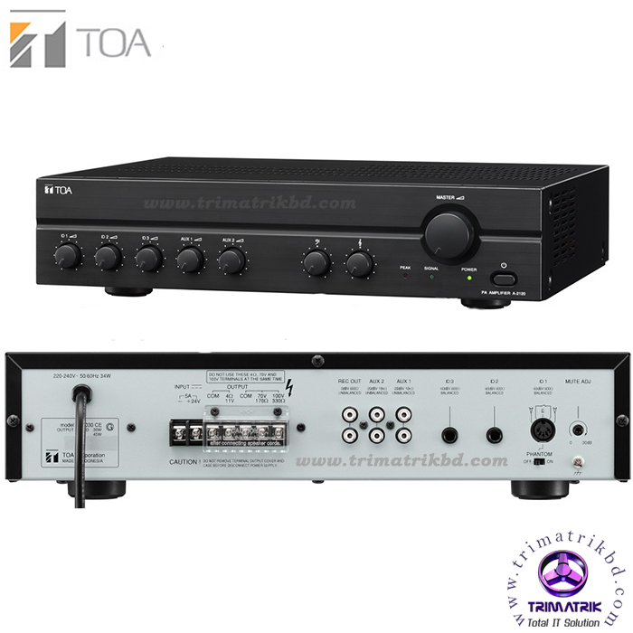 TOA A-2240 240Watt Mixer Power Amplifier 1 TOA A-2240 Bangladesh, TOA A-2240 Price in Bangladesh