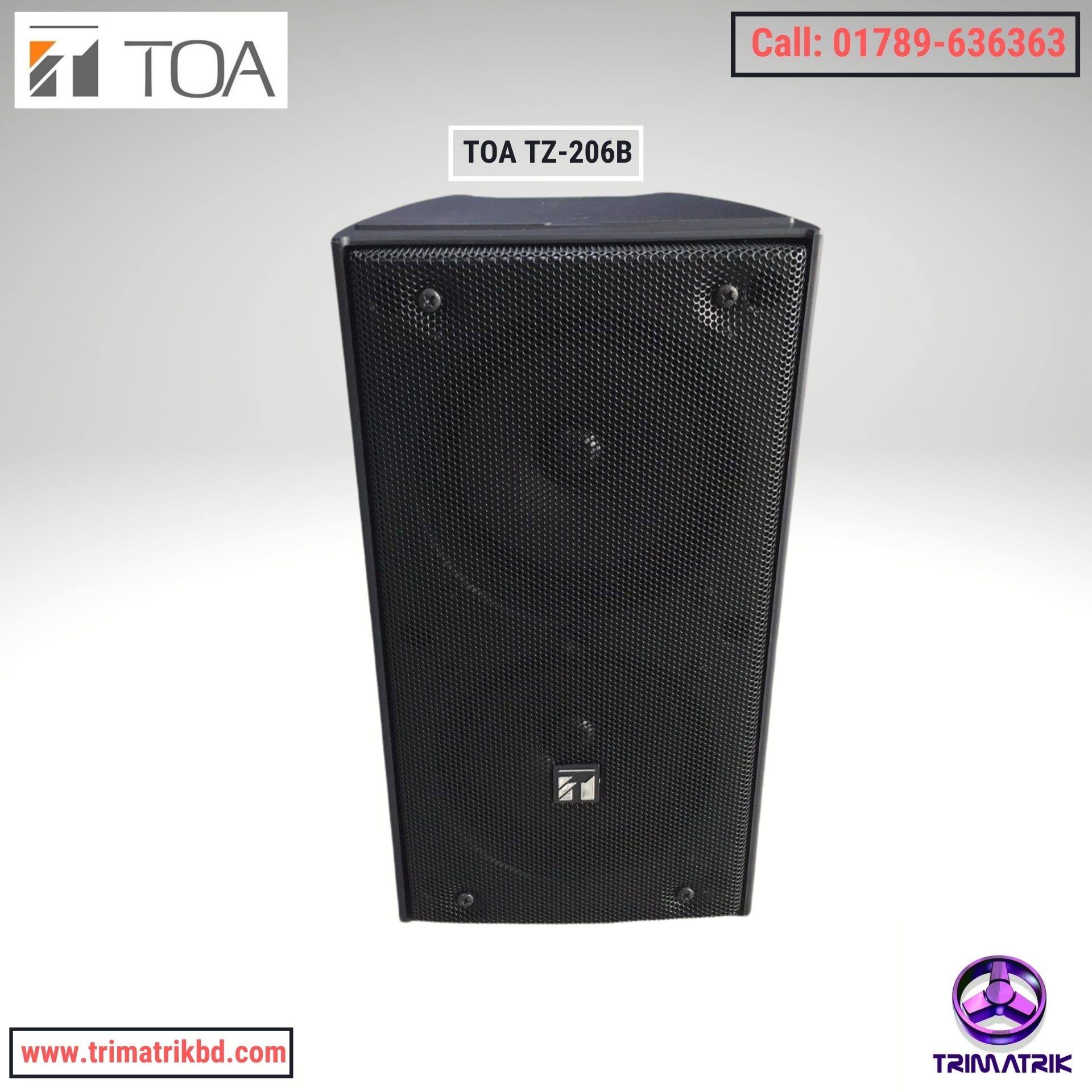 TOA TZ-206B 20Watts Column Speaker System Price in Bangladesh 6 https://www.trimatrikbd.com/product/toa-tz-206-bangladesh/