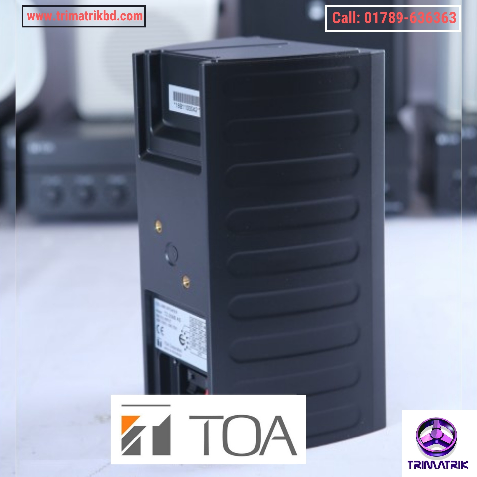 TOA TZ-206B 20Watts Column Speaker System Price in Bangladesh 4 https://www.trimatrikbd.com/product/toa-tz-206-bangladesh/
