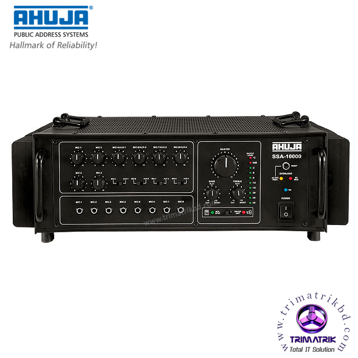 AHUJA SSA-10000 HIGH POWER 1000 WATTS PA AMPLIFIERS 1 Ahuja SSA-10000 Bangladesh, Ahuja SSA-10000 Price in BD