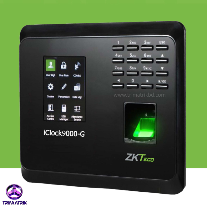 ZKTeco iClock9000-G Time Attendance Terminal with Access Control Functions (GPRS) 1 zkteco iclock 9000 g GSM Sim Supported Attendance, ZKTeco iClock9000-G Price in Bangladesh, zkteco iclock 9000g price in bangladesh