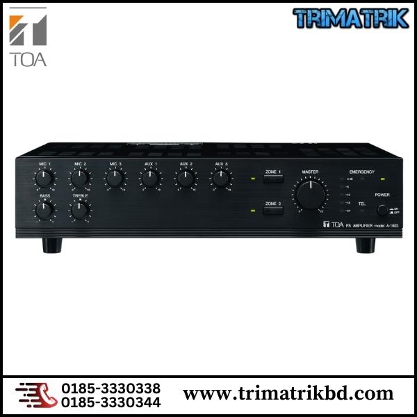 Toa A-1812 Mixer Power Amplifier 1 Toa A-1812 Mixer Power Amplifier in Bangladesh