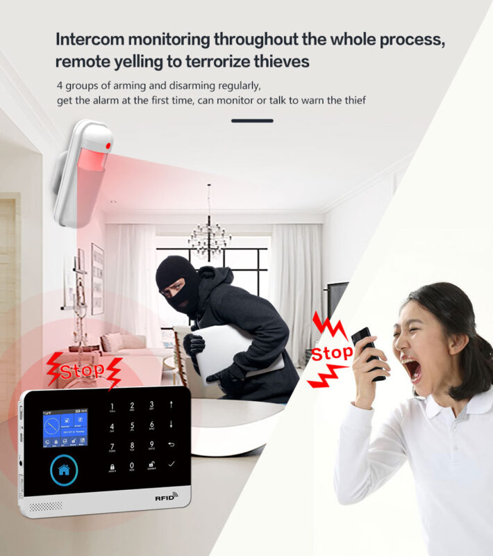 Verbex VT-PG103 জিএসএম অ্যালার্ম সিস্টেম 31 Verbex VT PG103 Alarm System for Home Burglar Security 433MHz WiFi GSM Alarm Wireless Tuya Smart alarm App Control Itruder Security 2 - Burglar Alarm Price in Bangladesh