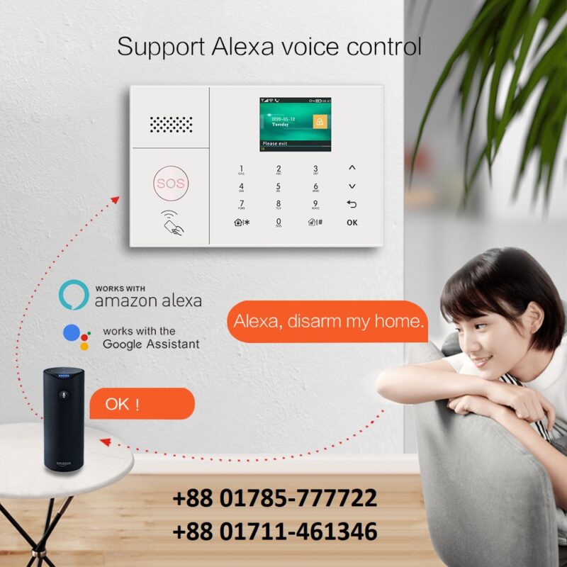 Verbex VT-PG108 Burglar Security WiFi GSM Alarm System in Bangladesh