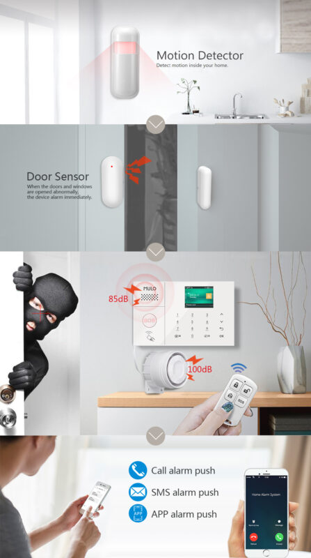 Verbex VT-PG108 Burglar Security WiFi GSM Alarm System in Bangladesh