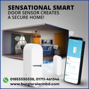 স্মার্ট হোমের জন্য Verbex WiFi ডোর/উইন্ডো সেন্সর | Amazon Alexa ও Google Assistant সাপোর্ট সহ!