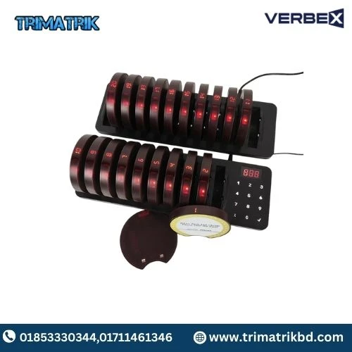 Verbex VT-6810 Touch Keypad Restaurant Service Bell System 1 Verbex VT-6810 Touch Keypad Restaurant Service Bell System