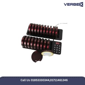 Verbex VT-6985 16-Pagers Touch Keypad Restaurant Waiter Calling System