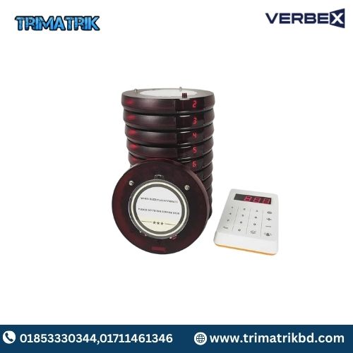 Verbex VT-K-999B K-C31 KTP4 Pager For Restaurant Desk 1 Verbex VT-K-999B K-C31 KTP4 Pager For Restaurant Desk