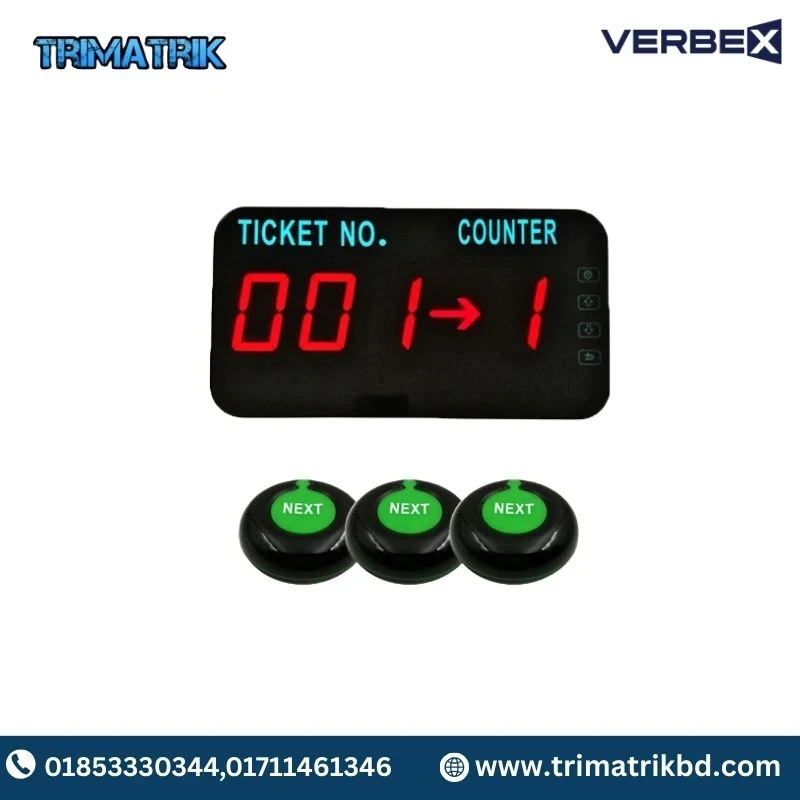 Verbex VT-K-2000C K-100 K-O3 1+2+10 Waiter Calling Bell 1 Verbex VT-K-2000C K-100 K-O3 1+2+10 Waiter Calling Bell