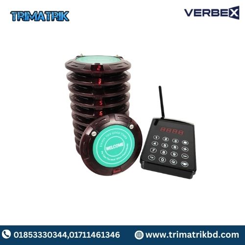 Verbex VT-K-4-F K-300PLUS K-A2 Call System For Restaurant Food Court 1 Verbex VT-K-4-F K-300PLUS K-A2 Call System For Restaurant Food Court