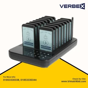Verbex VT-6985 16-Pagers Touch Keypad Restaurant Pager System